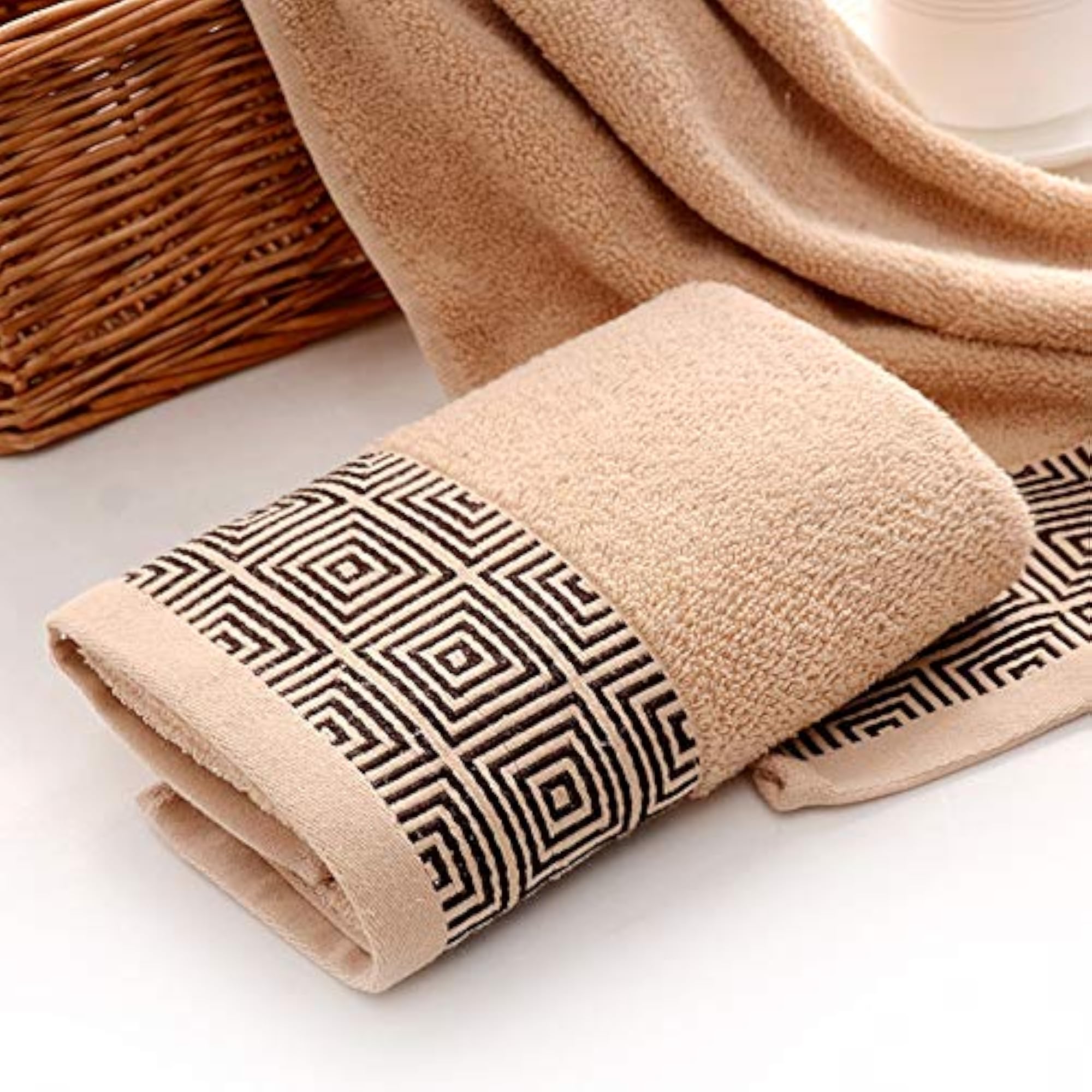 Cotton Face Towel, Absorbent Quick-Drying Beauty Salon Essential