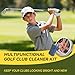 AOVSTOXIC Multifunctional Golf Club Cleaner, Golf Club Care Kit - Golf Club Polish​ - ​Golf Club Cleaner for Instant Rust & Scratch Removal, ​Golf Accessories for Men​