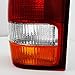 AKKON - For 1993-1997 Ford Ranger Pickup Truck Red Clear Rear Tail Light Brake Lamps Replacement Pair Left + Right