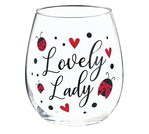 STEMLESS LOVELY LADY WITH LADYBUGS