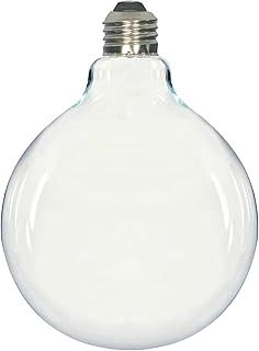 Satco S12112 6.5 G40/SW/LED/E26/27K/120V 6.5 Watt G40 LED Globe Light Bulb Warm White Frost Finish Dimmable E26 2700K 650 Lumens 120 Volt !Pcs