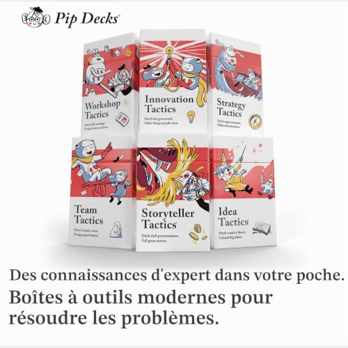 Pip Decks Workshop Tactics Jeu de 54 cartes officiel pour les ateliers efficaces et les sessions d'équipe – vue 9