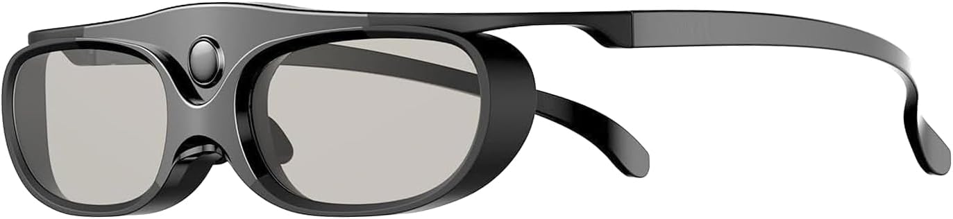 amiciVision 3D Eyewear for DLP Link 3D Projectors, 144Hz Rechargeable Active Shutter 3D Glasses