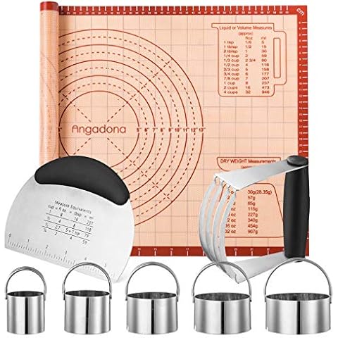 Angadona Pastry Mat Cutter and Blender Set Cover