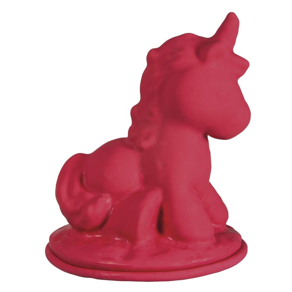 Rayher 34436000 Latex Rubber Mould for Casting with Plaster, Concrete and Soap, Reusable Craft Mould, Unicorn Design, 8 x 11 cm