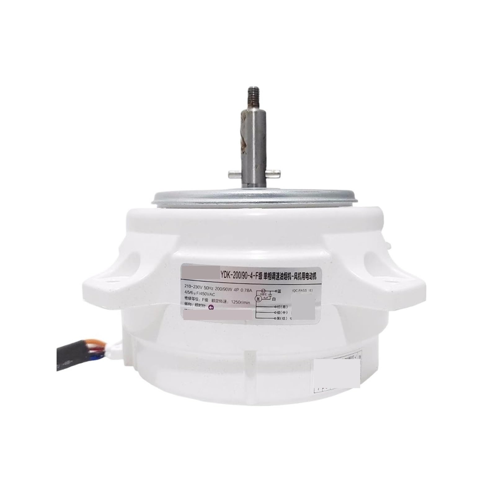 Motor YDK-200/90-4-F moteur électrique 80W réversible 3 vitesses pour extracteur d'air