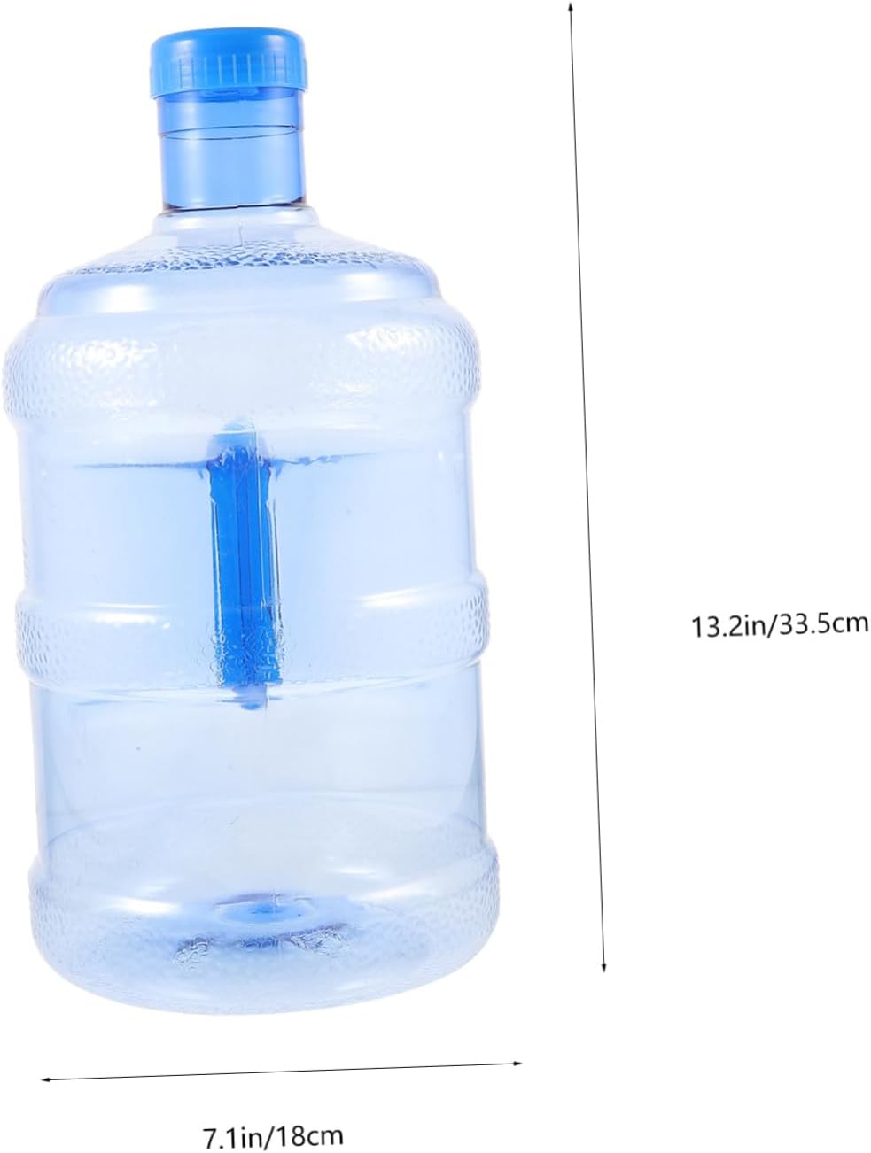 Gatuida Water Bottles, 5 Liters Reusable Plastic Water Bottle Jug Container Plastic Cap Water Bottle Container for Drinking Bathing Camping Hiking
