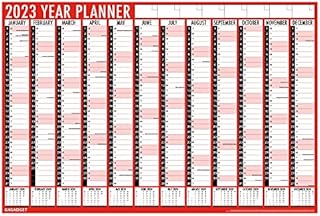 2023 Large Year Wall Planner Calendar 84cm x 60cm