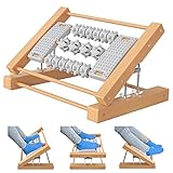 Reposapiés ergonómico de oficina: mantén los pies y las piernas en alto para corregir la posición de sentado y mejorar la circulación sanguínea. Este reposapiés ajustable para el escritorio de trabajo te permitirá descansar y estirarte bien después de un día ajetreado en el trabajo o en casa.