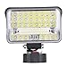 144W 7200LM LED Work, Portable Floodlight, Multi Angle Lighting Tool with 2 Gears, Emergency Flashlight for Outdoor Camping Fishing Hiking Outage