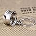 maycom Creative Auto Part Model Wheel Rim Tyre Keychain Keyring Key Chain Ring Keyfob (Silver)