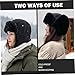 Ameble Fashion Winter Trapper Hat Fluffy Warm Winter Hat with Ear Flaps for Men Women Trapper, for Men, for Women, Ear Flap Black