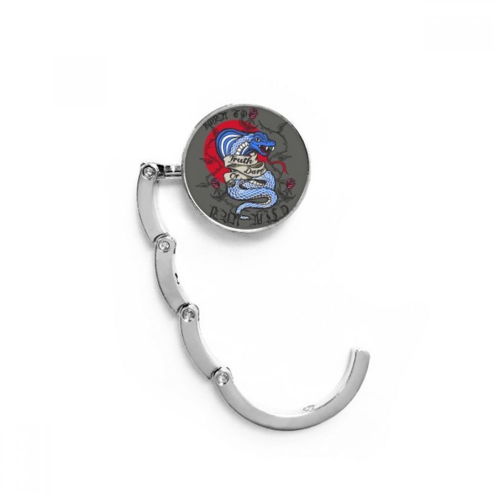 Support de sac de table compact motif serpent multicolore suspendu - 7