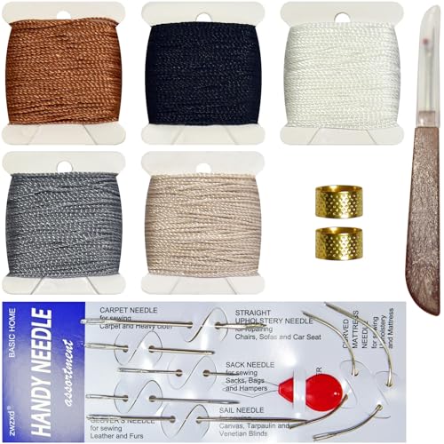 Kit de Hilo de Nylon para Tapicería con 5 Rollos y Accesorios miniatura 1
