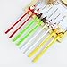 10Pcs Rolling Ball Pens Quick Dry 0.5mm Fine Point Gel Liquid Pen for Writing Journaling