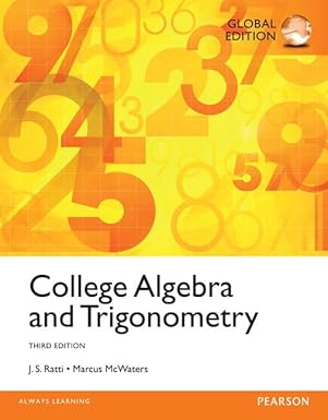 College Algebra and Trigonometry, Global Edition book cover