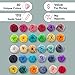 30x20g Acrylic Yarn Mini Skeins Set with Faux-Leather Yarn Storage Backpack