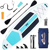 DUMOS Inflatable Stand Up Paddle Board, 10.5'×33'' Paddle Boards with Non-Slip Deck, Durable Advanced...