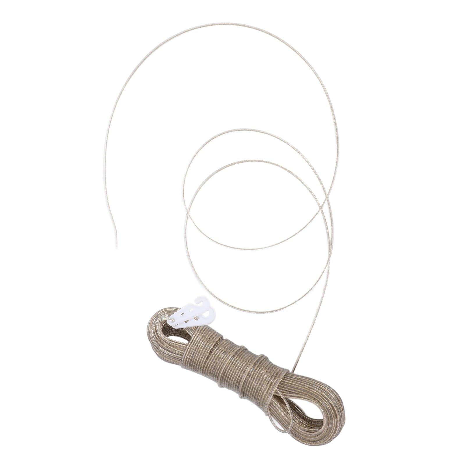 Didiseaon Corda Stendibiancheria Super Resistente 50m Anima in Acciaio Rivestita in Pvc, Design Antiscivolo per Asciugatura in Campeggio e Uso Domestico