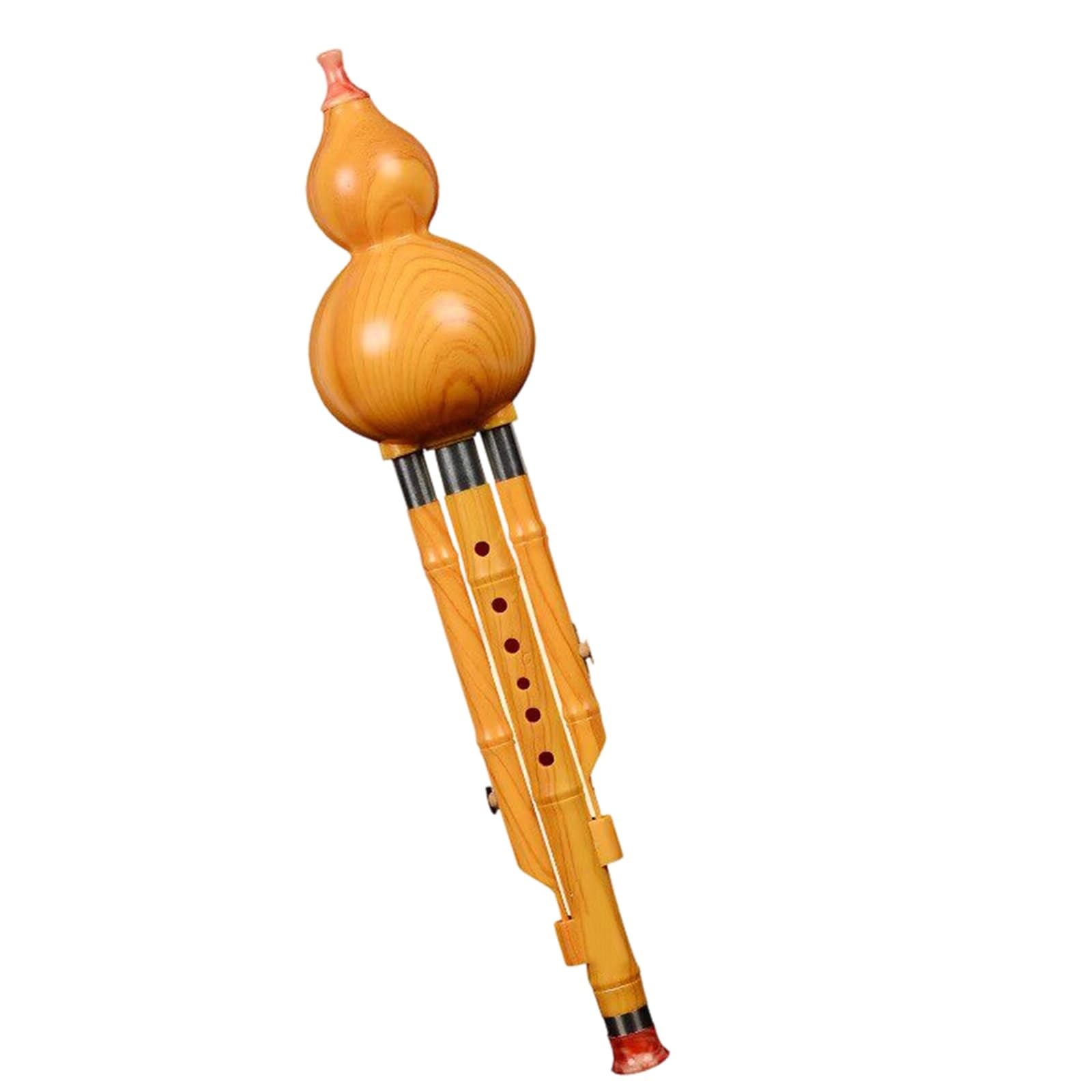Hulusi Flute Tradycyjny Ludowy Instrument Muzyczny Hulusi Dla Początkujących I Dorosłych Odpowiednie Wykonanie W B Dur C Dur(Imitation boxwood in C major)