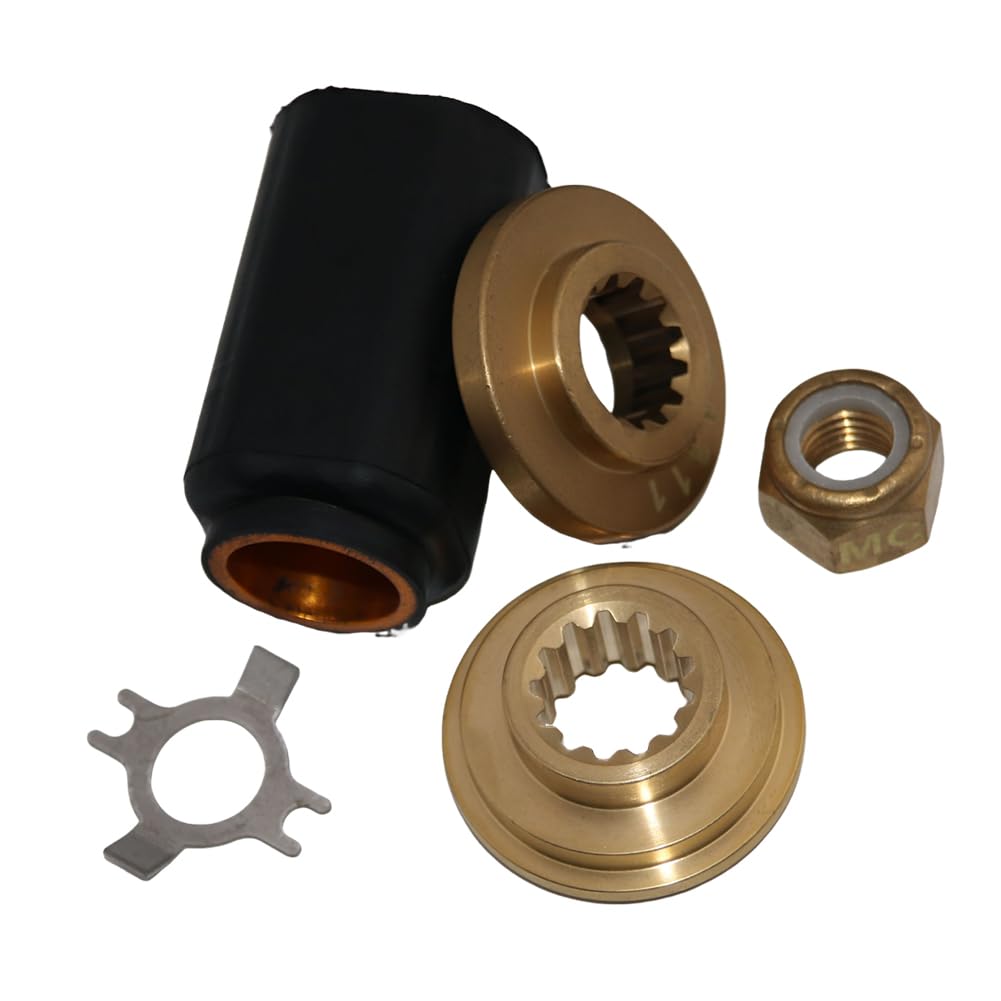 Boatman Elica fuoribordo 4 pale Mercury 25-70 CV 13 scanalature kit hub intercambiabile