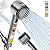 Cobbe Filtered Shower Head with Handheld, High Pressure 5-mode Showerhead with Filters, Built-in Power Wash for Hard Water - Remove Chlorine - Reduces Dry Itchy Skin, Gray