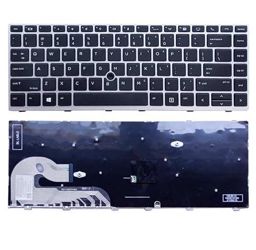 HP EliteBook 745 840 G5/G6 846 848 Zbook 14U HSN-I17C-4/I13C-4 I24C MT44 MT45用 US/RU/FR/LA ノートパソコンキーボード(US stick No backlit)