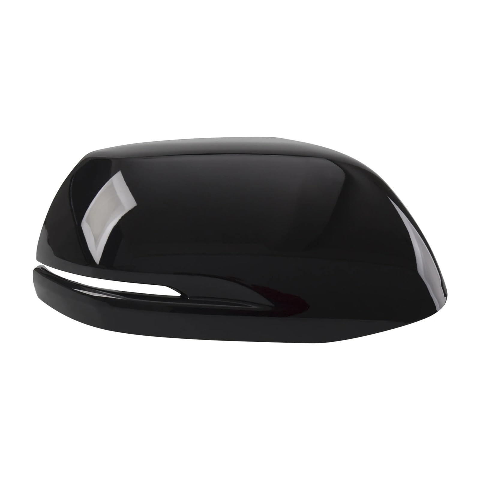 Door Rearview Mirror Cover Cap Housing Fit，Compatible With Honda CRV CR-V 2012-2016 Protective Cover For Exterior Mirrors Car Accessories(Black Right)