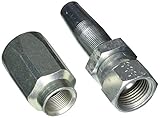 Gates 10C5-10RFJSX Field Attachable for C5C, C5D and C5M Hose, Dual Seat Female JIC 37/SAE 45 Flare Swivel, Steel, 1/2