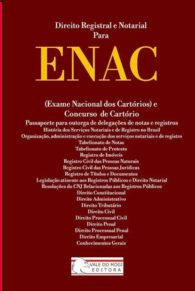 Direito Registral e Notarial Para ENAC e Concurso de Cartório