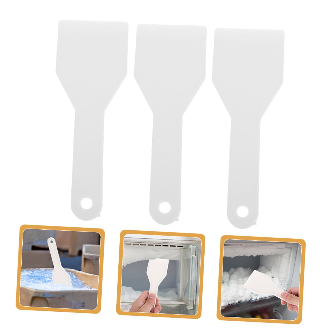 Scraper For Freezer Ergonomic Handle Ice Scraper For Defrosting Heavy Duty Ice Scraper For ...