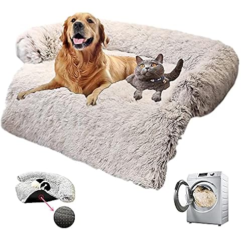 ZXLLO Soft Plush Dog Mat Sofa Cover