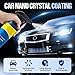 Car Coating Spray, 500ml Quick Effect Coating Agent,Car Scratch Wax Polish Spray Waterless Wash with Washcloth, Quickly Oil Film Emulsion Glass Cleaner for Car (2SET)