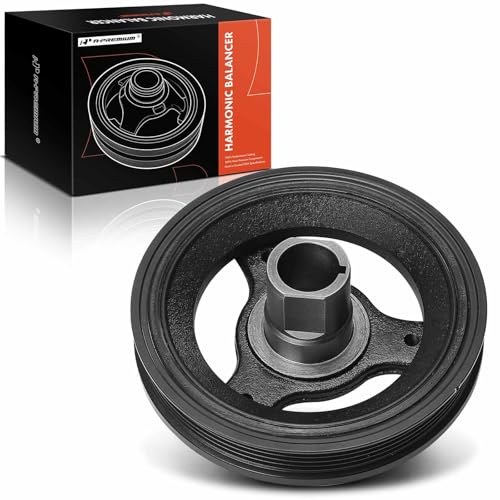 A-Premium Engine Harmonic Balancer Pulley - 2.0L 2.2L 2.4L - Compatible with Chevrolet, GMC, Buick, Saab, Oldsmobile, Pontiac & Saturn Cars - 00-17- Equinox, Terrain, LaCrosse, 9-3, Alero & More