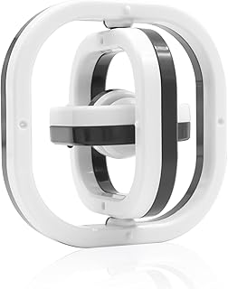 Fidget Spinner 3D - Infinite Fidget Spinners for Kids Adults Elders,3D Fingertip Toys for ADHD Autism Special Needs Anxiety Relief and Killing Time. (Black+White)