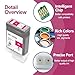 PFI-107 PFI 107M Pigment Compatible with Canon PFI107 Ink Cartridge (CNM6706B001AA) Replacement for Canon imagePROGRAF iPF780 iPF785 iPF770 iPF685 iPF680 iPF670 Printers 130ML (1 Pack, Magenta)