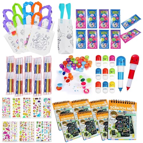Image of SNAPTRON Return Gifts For Kids -70Pcs Return Gift For Kids Birthday 10 sets each with Goody Bags| Bulk Return Gifts For Kids Age 4 5 6 7 8| Kids Return Gifts for Birthday| Best Kids Gift items