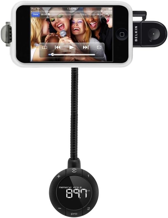 BelkinTuneBase FM with Handsfree In-car Mobile Phone/Digital Player Charger and Holder