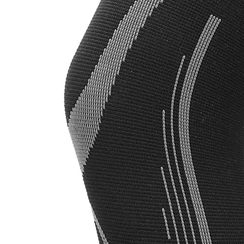 Taidda- 2 Farben Kinder Knieschoner, Hochwertige 2-teilige Kniestütze, Schmerzlinderung Mädchen für Jungen Verhindern Sie Verletzungen Gray+black Cover