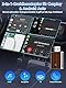 Wireless Adapter 2-in-1 für CarPlay/Android Auto, PARPAT Umwandlung von Kabelgebunden zu Kabellos, Stabile Verbindung und Keine Verzögerung, USB A/C Kompatibel mit iPhone/Android (Holzmaserung Braun)