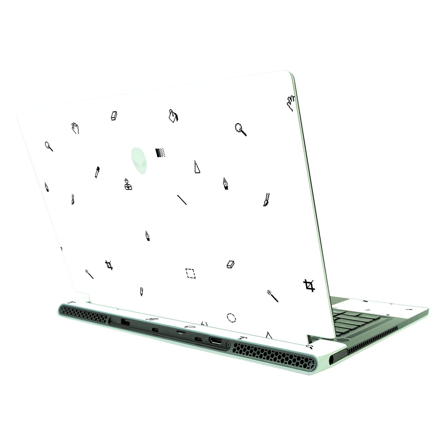 MightySkins Vinyl Decal Skin For Alienware X15 (2021) Laptop - Space Cloud Design