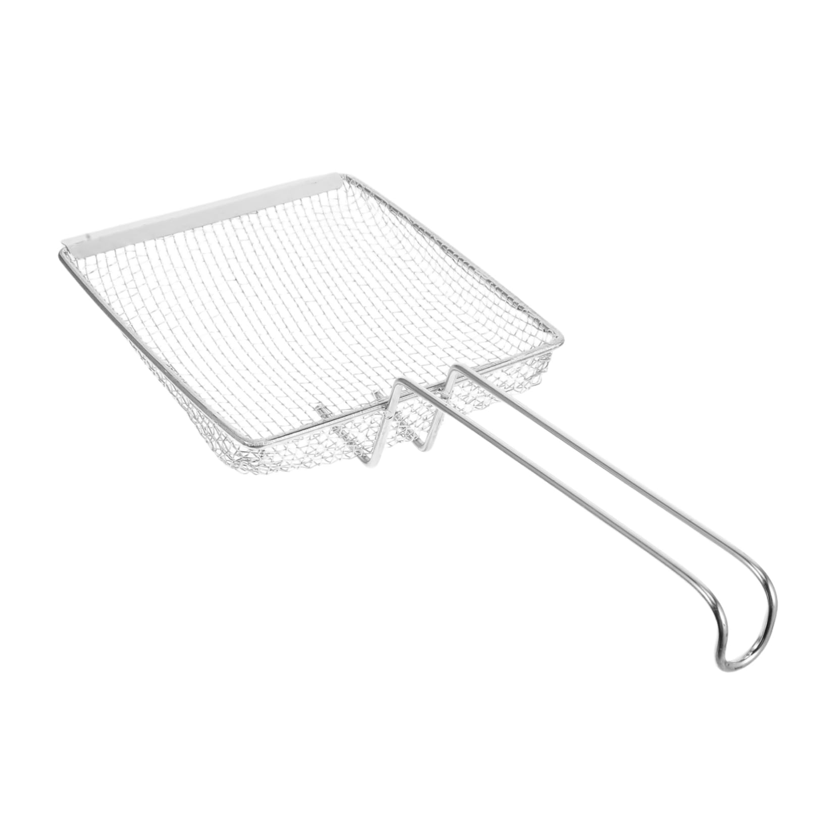 DIYEAH Stainless Steel Spider Strainer Scoop Durable Skimmer Spoon for Frying Chicken French Fries and Other Fried Foods Ergonomic Design for Comfortable Use Optimal Oil Filtration