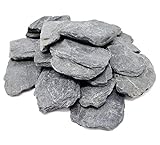 Capcouriers Slate Stones - 16 Ounces of Slate Rocks - Natural Slate Rocks - Range from 1 to 2 inches (Stones are Dusty)