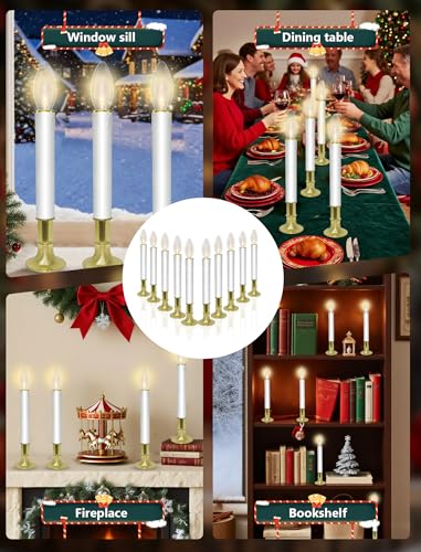 Bougies sans flamme de Noël pour éviter les risques de feu - 5