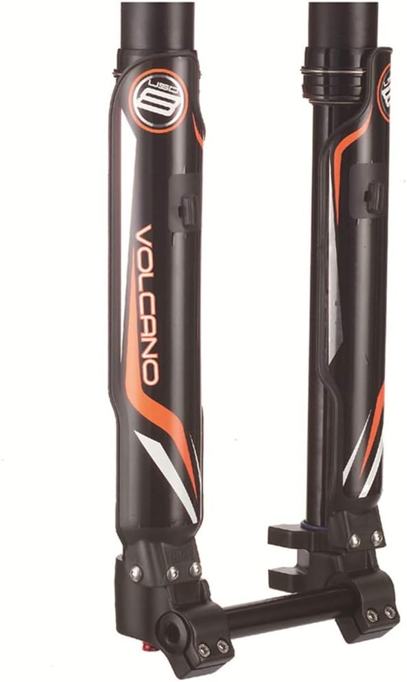 NBPOWER Electric Bicycle Front Fork DNM USD-8S Electric Mountain Bike Air Suspension Front Forks (Black)