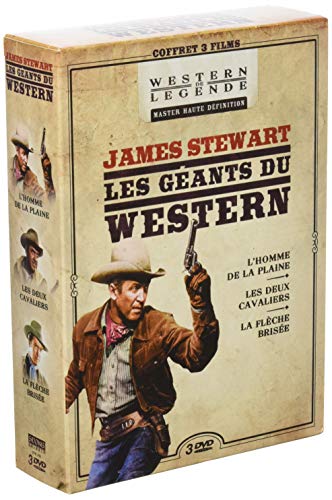 Coffret James Stewart 3 Films : L'Homme De La Plaine Les Deux Cavaliers La Flêche Brisée