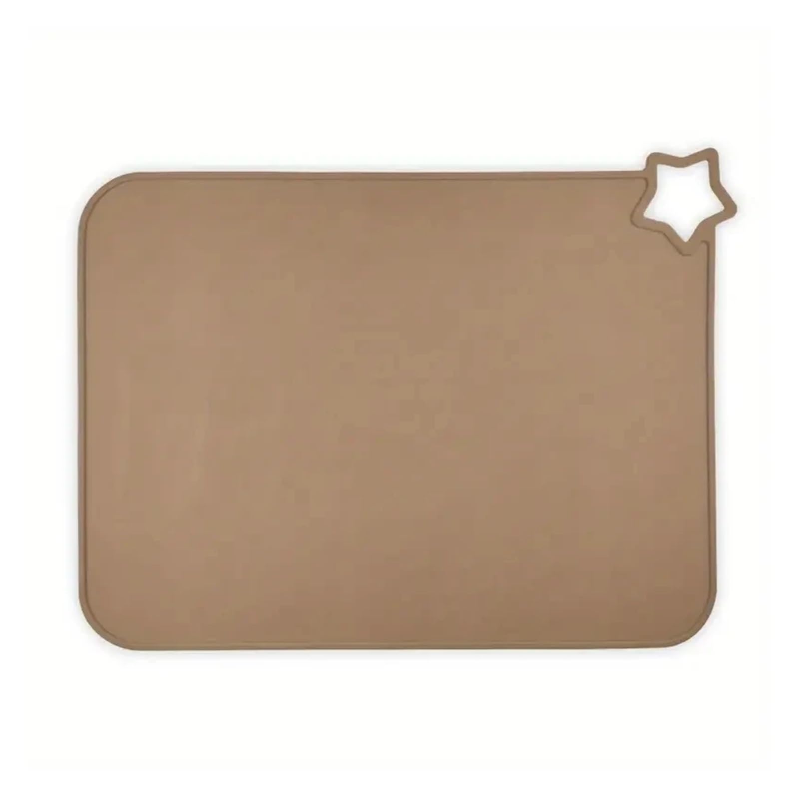 Tapis de table imperméable taupe lavable pour protection de vaisselle domestique