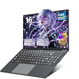 KeeUiU 16 Pulgadas Ordenador Portátil Core i5-8210Y, PC Portatil 16 GB RAM SSD 1 TB, Laptop 1920 x 1200 FHD, RJ45, Tipo C, USB 3.0, Wi-Fi, BT5.0, Teclado Digital retroiluminado Computadora portátil