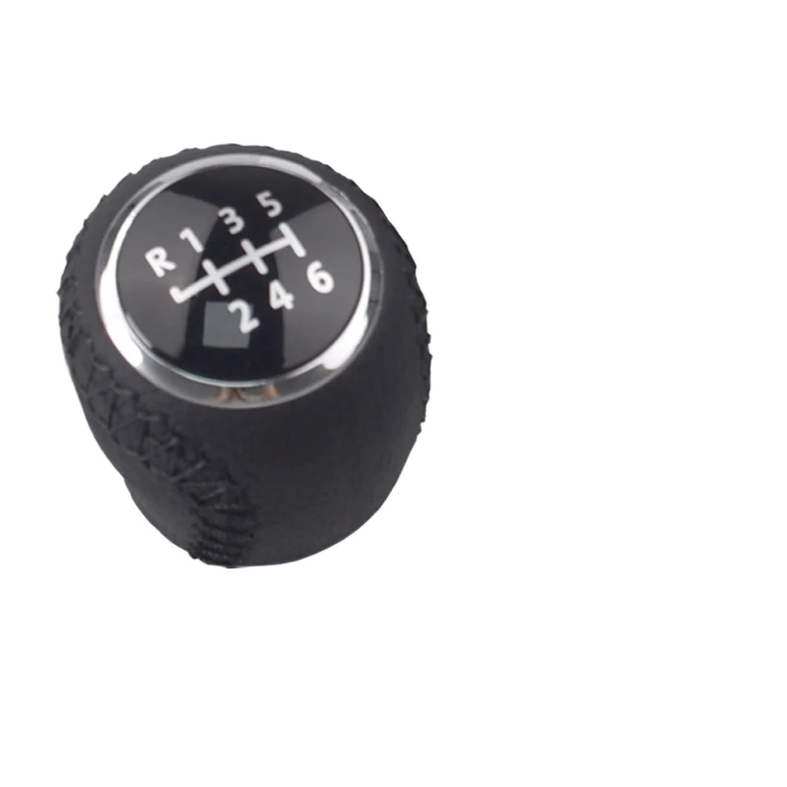 KUNYOS Leather Gear Knob for Fiat Grande Punto 2006-2012 Linea 2007-2015 5/6Speed Gear Shift Lever Handle Knob Stick Head(6 Speed)