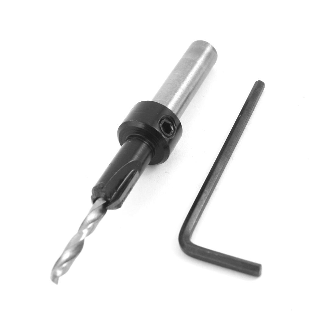 Aexit Round Shank Hole Saws & Accessories Woodwork 3.2mmx8mm Countersink Drill Bit Tool Hole Saw Sets 3